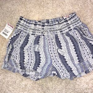 Tags on rewash shorts